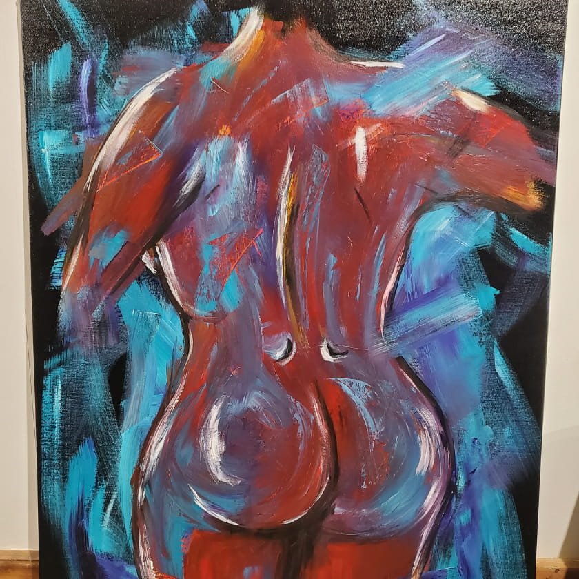 Blue nude - 81x101